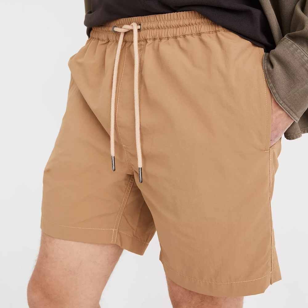 Madewell Everywear Shorts Tan XL nwt